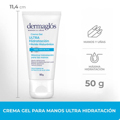 Dermaglós Corporal Crema Gel Para Manos Ultra Hidratación X 50 Gr