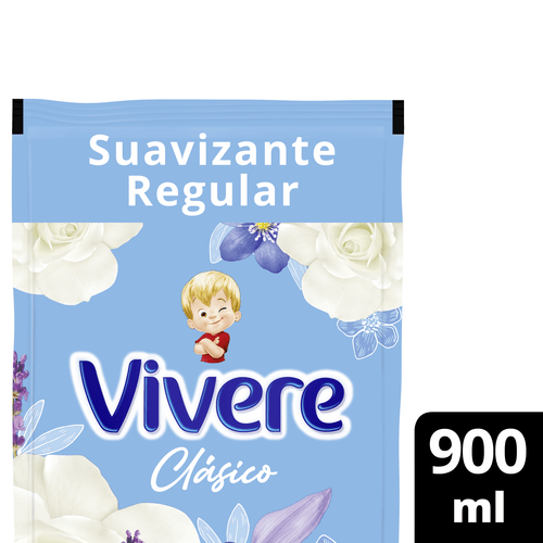 Suavizantes Para Ropa Vivere  Explosión Floral Clásico Doypack 900 Ml