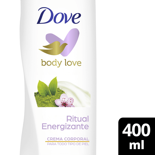 Crema Corporal Ritual Energizante Dove Matcha 400 Ml