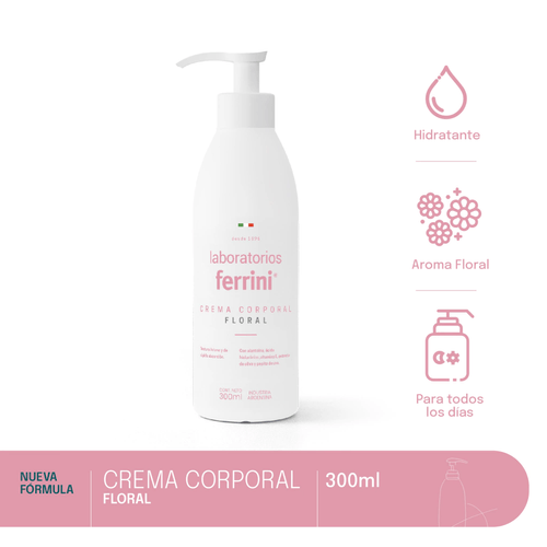 Ferrini Crema Corporal Hidratante Floral 300Ml