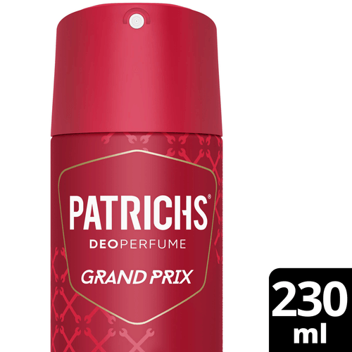 Desodorante Aerosol  Patrichs  Grand Prix En Aerosol 230 Ml