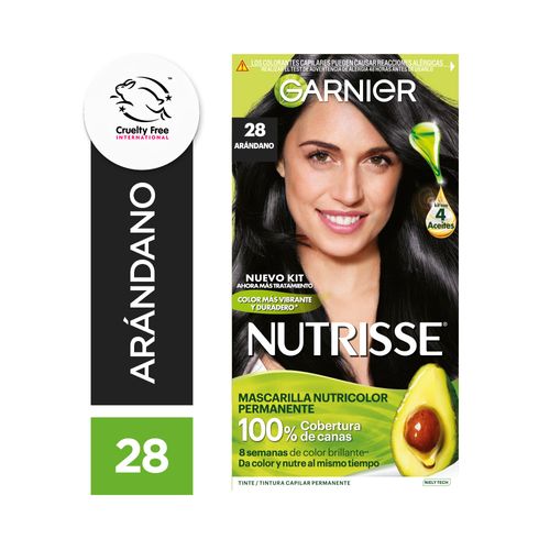 Kit Tintura Nutrisse Clasico Tono 28 Arandano