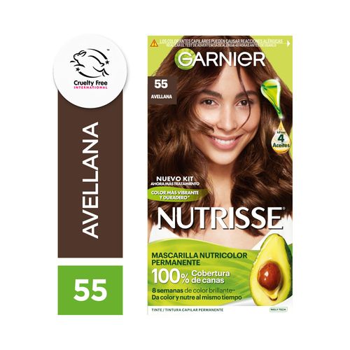 Kit Tintura Nutrisse Clasico Tono 55 Avellana