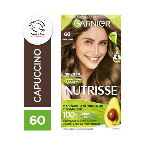 Kit Tintura Nutrisse Clasico Tono 60 Capuccino