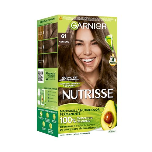 Kit Tintura Nutrisse Clasico Tono 61 Centeno