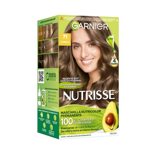Kit Tintura Nutrisse Clasico Tono 71 Vainilla