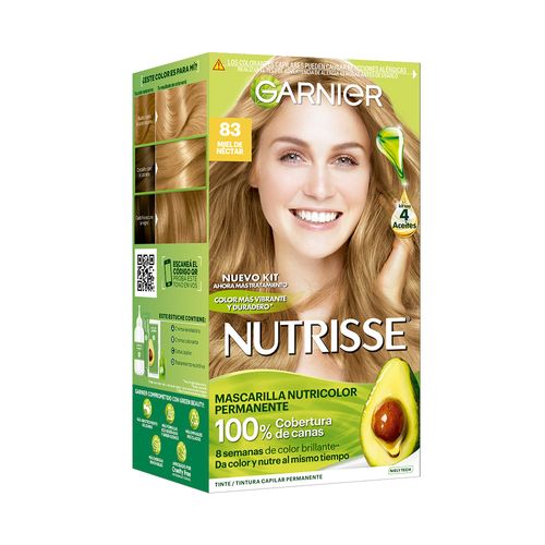 Kit Tintura Nutrisse Clasico Tono 83 Miel de Nectar