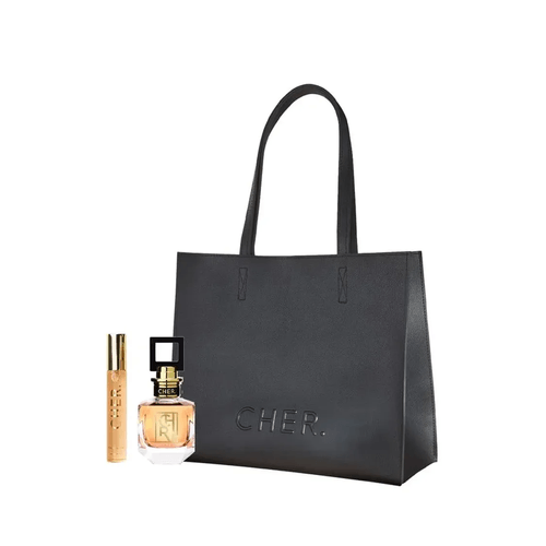 Cher Onyx Tote Bag + Edp 50Ml + Travel Size 20Ml
