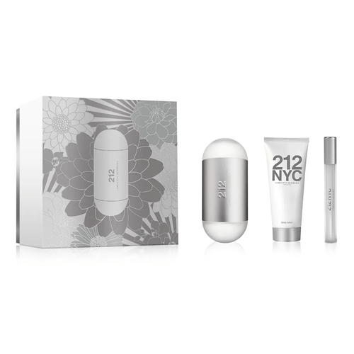 Carolina Herrera 212 Edt Ns 100Ml + Body Lotion 100Ml + Mini Edt