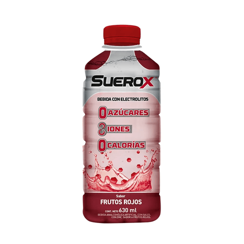 Suerox Frutos Rojos Frutilla X 630Ml