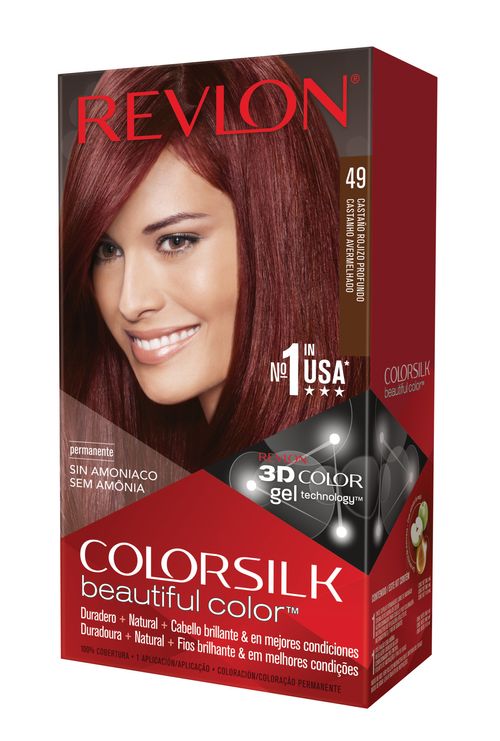 Revlon ColorSilk Beautiful Color 49 Castaño Rojizo Profundo