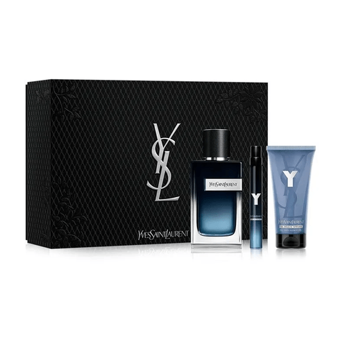 Ysl Y Men Edp X 100 Ml + Travel Size X 10 Ml + Shower Gel 150 Ml