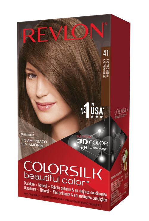 Revlon ColorSilk Beautiful Color 41 Castaño medio