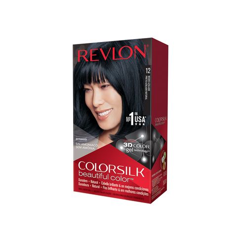 Revlon ColorSilk Beautiful Color 12 Negro Azulado