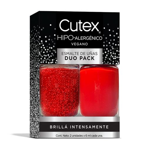 Cutex Esmalte Duo Rock Rojo