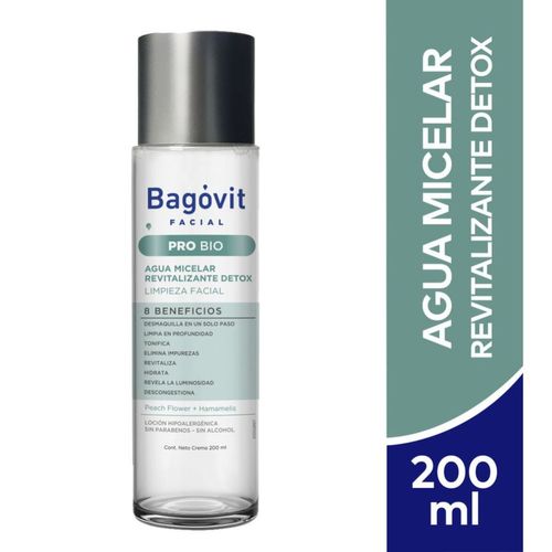 Bagóvit Facial Pro Bio Agua Micelar Détox X 200 Ml