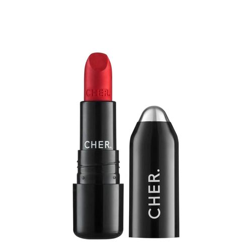 Cher Satin Kiss Lipstick 1 Scarlet Rouge