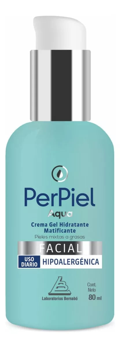 Perpiel Aqua Crema Gel Hidratante Matificante Facial X 80 Ml