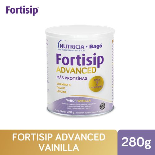Fortisip Advanced Vainilla Lata X 280 G