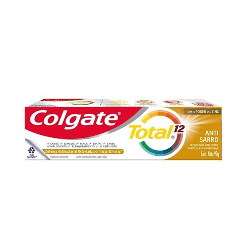 Colgate Pasta Dental Total 12 Antisarro 90 G