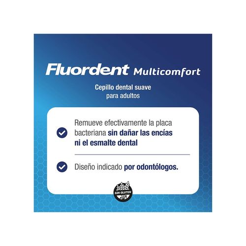 Cepillo Dental Fluordent Multicomfort Suave x 1