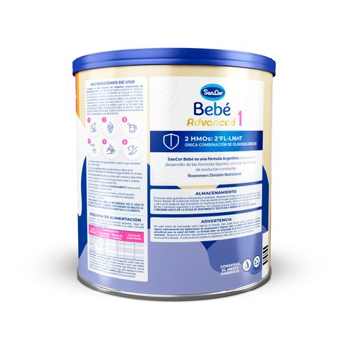 Sancor Bebe 1 Advanced Lata X 800 Gr