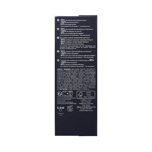 Mascara de Pestañas L'Oréal Paris Paradise Extra Black WSH