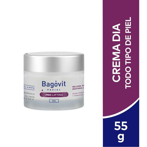 Bagóvit Facial Pro Lifting Crema Antiarrugas Todo Tipo De Piel Día X 55 Gr