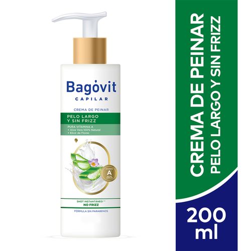 Bagóvit Crema De Peinar Pelo Largo Y Sin Frizz X 200 Ml