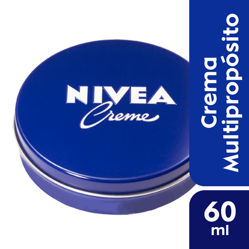 Crema Hidratante Intensiva Nivea Creme En Lata Para Todo Tipo De Piel X 60 Ml