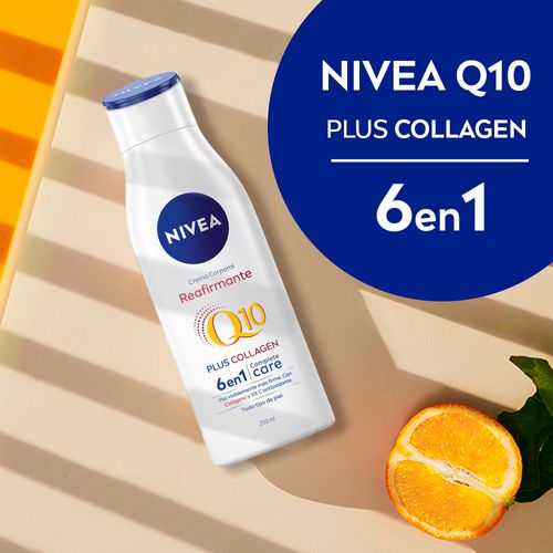 Crema Corporal Reafirmante Nivea Q10 + Colágeno 6 En 1 Para Todo Tipo De Piel X 250 Ml