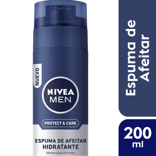 Espuma De Afeitar Nivea Men Protect & Care Para Todo Tipo De Piel X 200 Ml