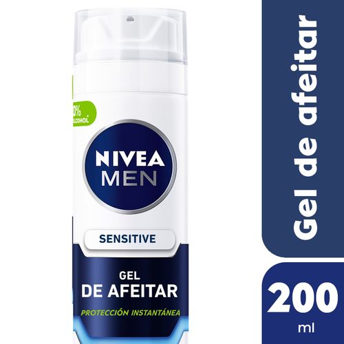 Gel De Afeitar Nivea Men Sensitive Para Piel Sensible X 200 Ml