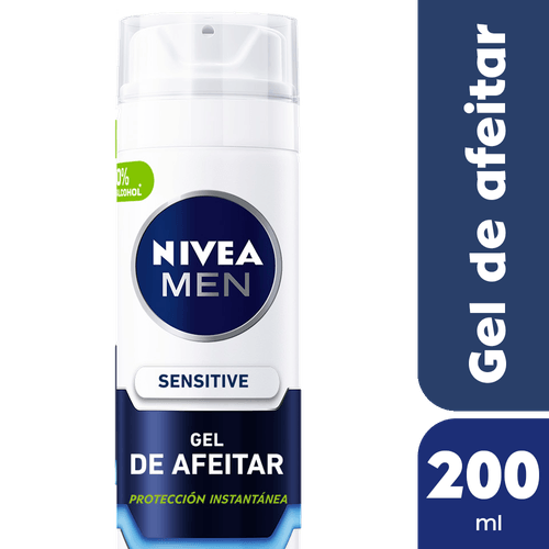 Gel De Afeitar Nivea Men Sensitive Para Piel Sensible X 200 Ml