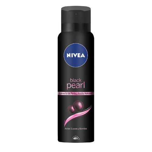 Desodorante Antitranspirante Femenino Nivea Black Pearl Spray X 150 Ml