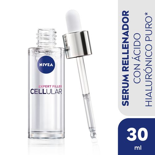 Sérum Rellenador Nivea Cellular Expert Filler Con Ácido Hialurónico X 30 Ml