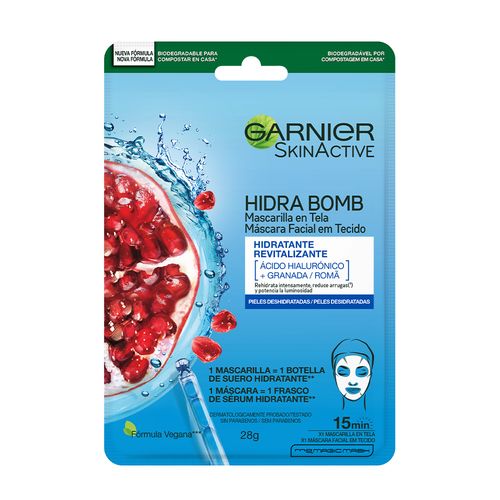 Mascarilla en Tela Granada Biodegradable Garnier