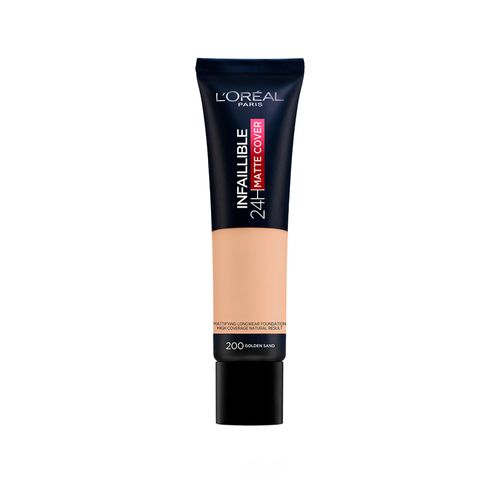 Base de Maquillaje L'Oréal París Infaillible Matte Cover Tono Golden Sand