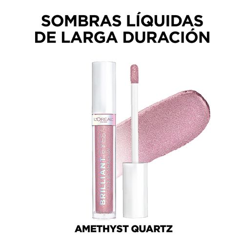Sombras Liquidas L'Oréal Paris Brilliant Eyes Tono Amethst Quartz