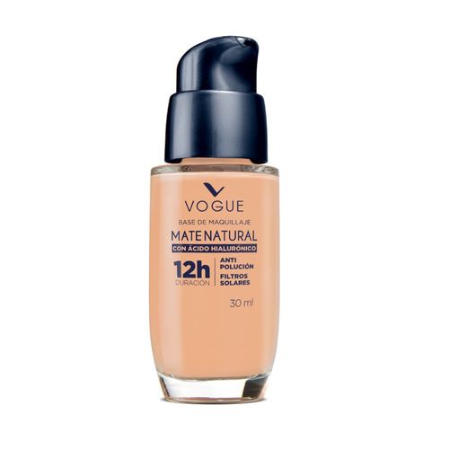 Base de Maquillaje Vogue Mate Natural Tono Gitano