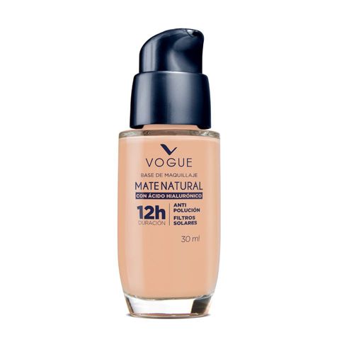 Base de Maquillaje Vogue Mate Natural Tono Trigo