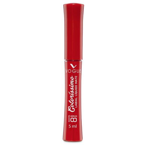 Labial Liquido Mate Vogue Colorissimo Tono Amaranto