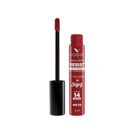 Labial Liquido Mate Vogue Resist Tono Invencible