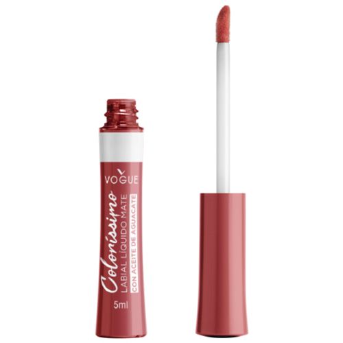 Labial Liquido Vogue Colorissimo Encanto Frutal Tono Frambuesa