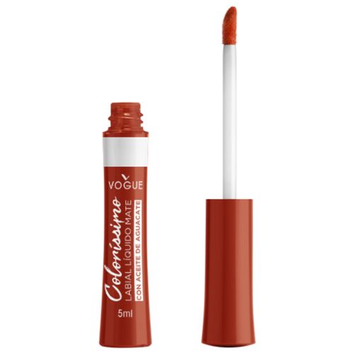 Labial Liquido Vogue Colorissimo Encanto Frutal Tono Pomelo