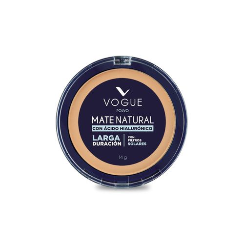 Polvo Compacto Vogue Mate Natural Tono Canela