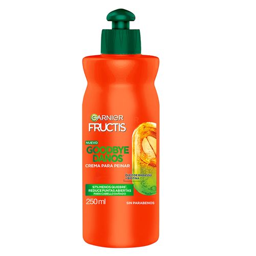 Crema Para Peinar Fructis Goodbye Daños 250ml