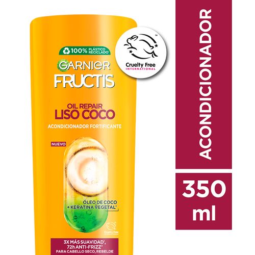 Acondicionador Fructis Liso Coco 350ml
