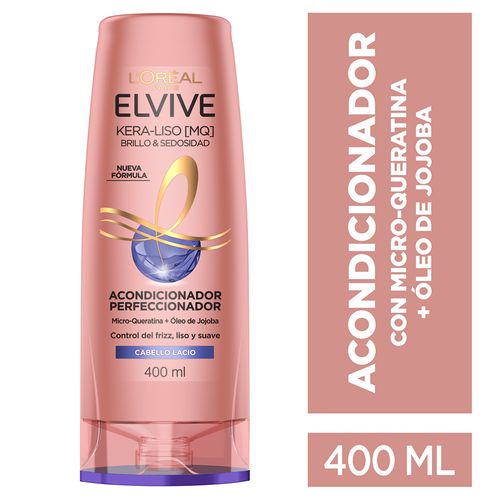 Acondicionador Elvive Kera Liso Brillo Y Sedosidad 400 Ml