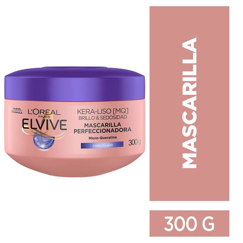 Tratamiento Elvive Kera Liso Brillo Y Sedosidad Crema
